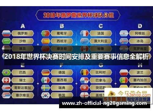 2018年世界杯决赛时间安排及重要赛事信息全解析